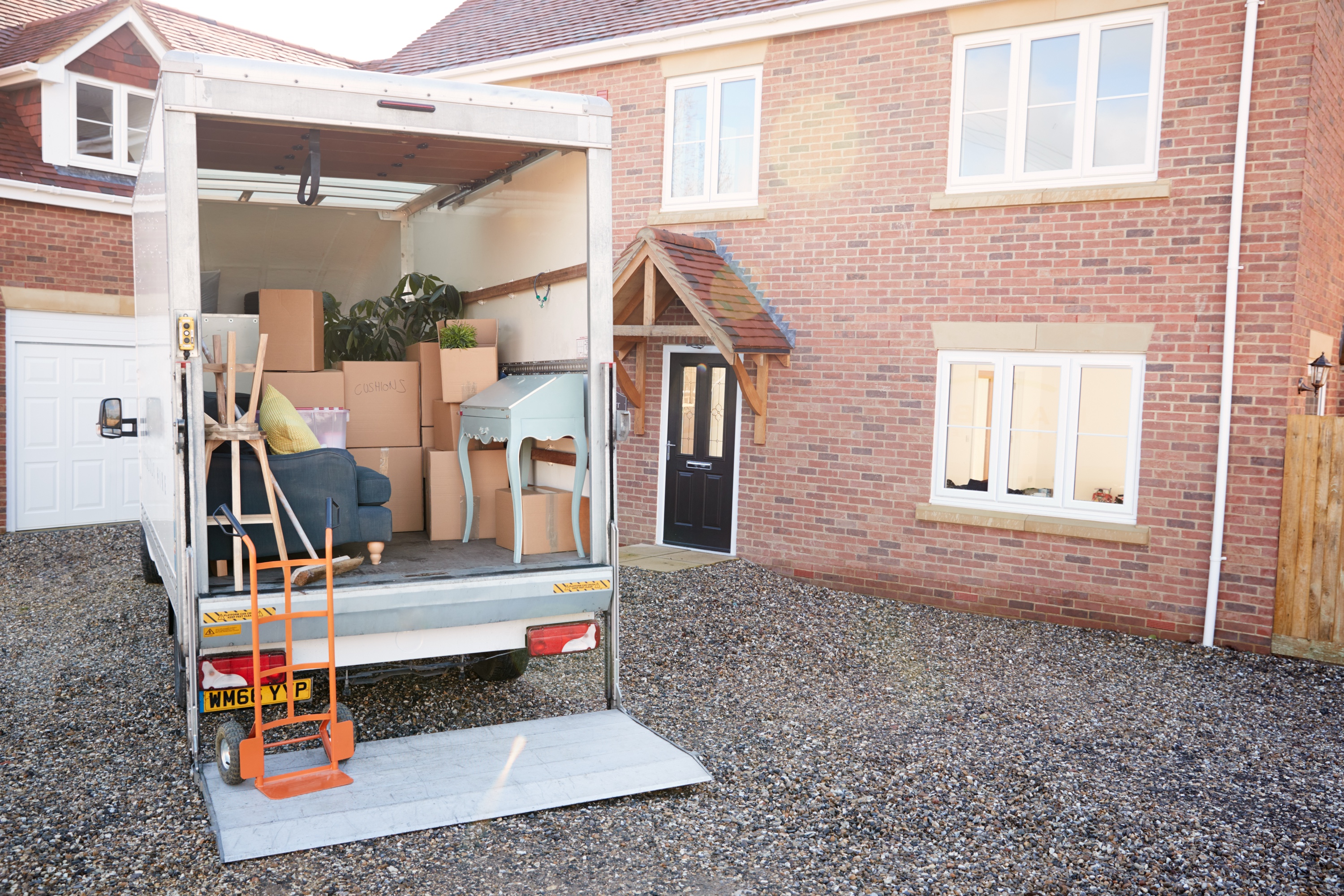 Silicon Valley moving truck — tech executive relocation logistics from FAANG markets to the Bay Area.