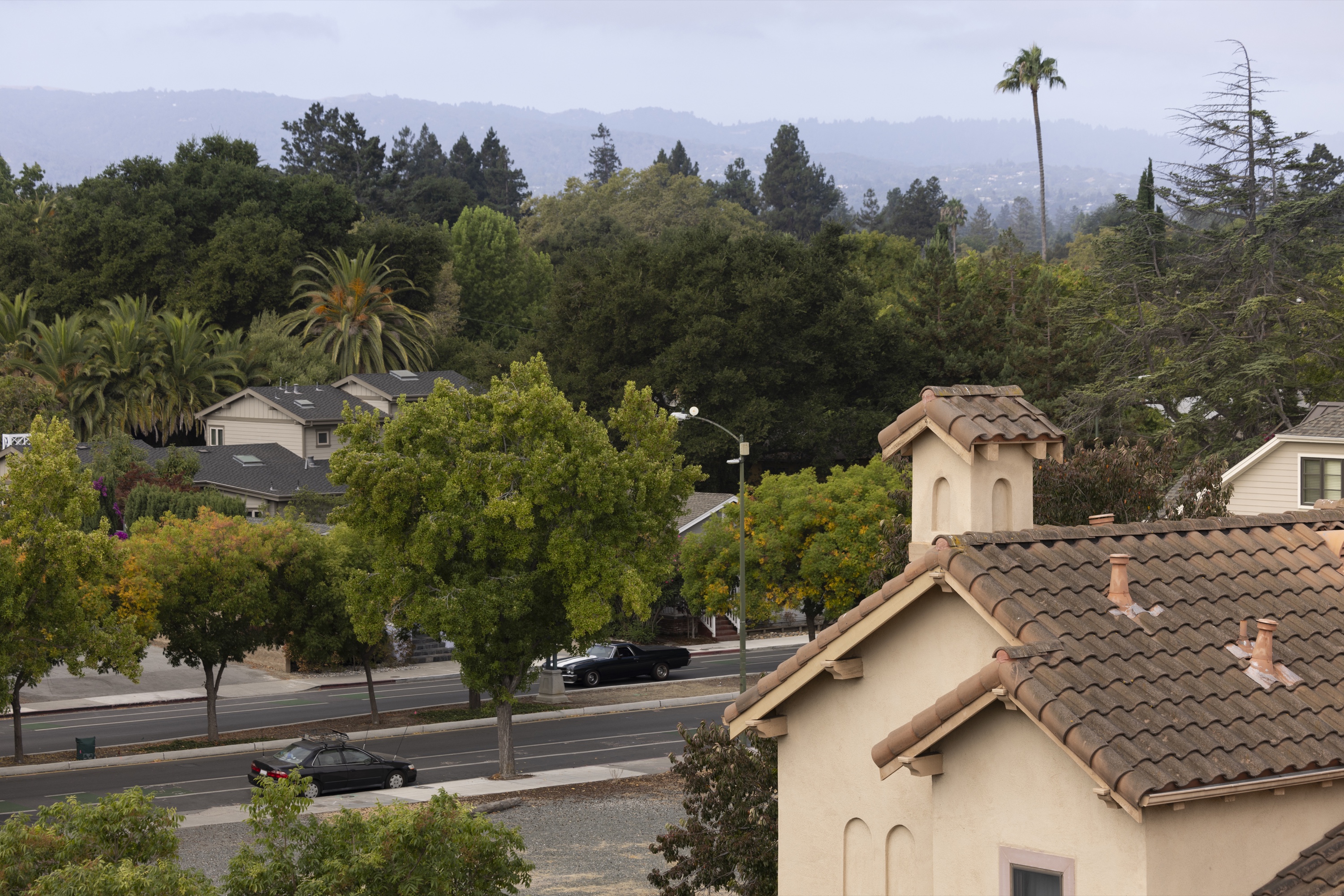 Dense residential housing near downtown Mountain View