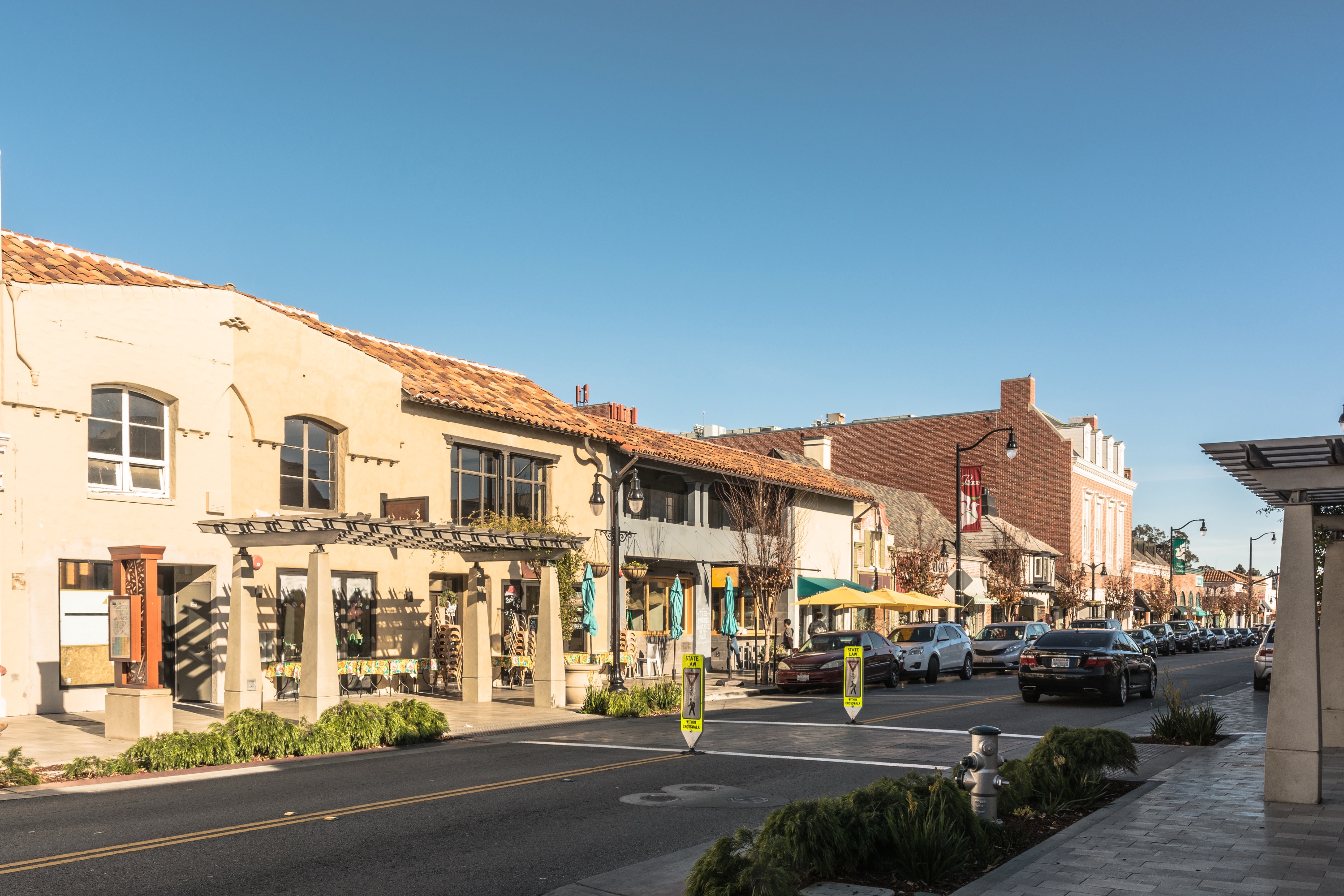 Burlingame Avenue, the town&rsquo;s walkable downtown main street